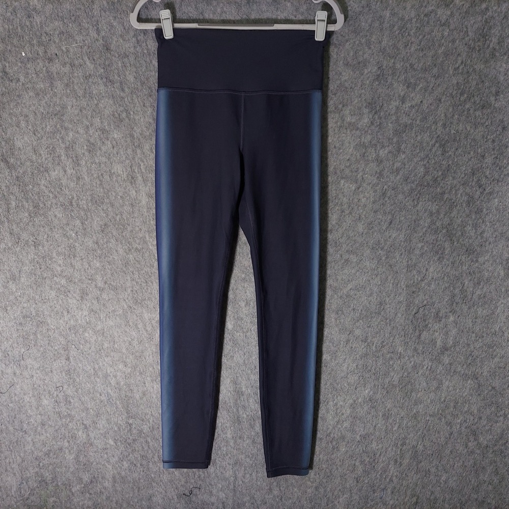 Athleta Ultra High Rise Elation 7/8 Tight S Tall  Navy Ombre Yoga Soft Leggings